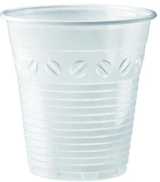 [117230] Gobelet en polystyrène pour des boissons chaudes, 180 ml, transparent, paquet de 100 pièces