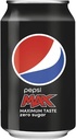 Pepsi max boisson rafraîchissante, original, canette de 33 cl, paquet de 24 pièces
