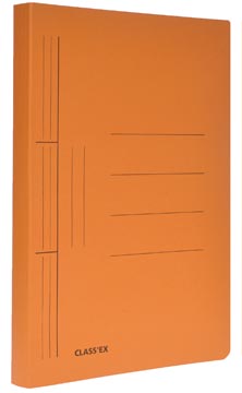[1185] Class'ex chemise à glissière, ft 25 x 32 cm (pour ft a4), orange