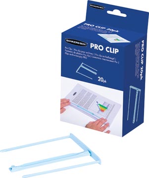 [1189601] Bankers box relieur pro-clip, boîte de 20 pièces, blue clair