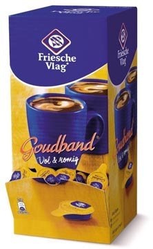 [11904] Friesche vlag goudband lait concentré, coupes de 7 ml, boîte de 200 pièces