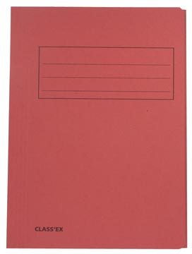 [1192] Class'ex chemise de classement, cerise, ft 23,7 x 32 cm (pour ft a4)