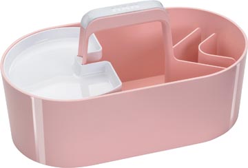 [120086] Han toolbox loft porte-accessoires avec plateau, 4 compartiments, rose (flamingo)