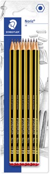 [1202BK1] Staedtler crayon noris hb, blister de 10 pièces