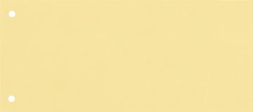 [1205026] Oxford intercalaires 24 x 10,5 cm, 2 trous, jaune, 100 pièces