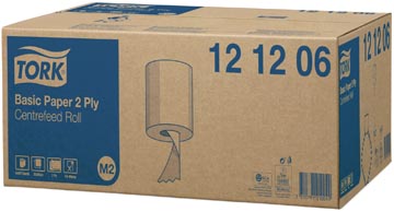 [892062] Tork papier de nettoyage centerfeed, 2 plis, système m2, paquet de 6 rouleaux