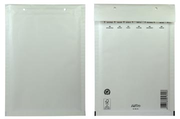 [12215] Bong airpro enveloppes à bulles d'air, ft 175 x 265 mm, avec bande adhésive, boîte de 100 pièces, blanc