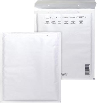 [12217] Bong airpro enveloppes à bulles d'air, ft 220 x 265 mm, avec bande adhésive, boîte de 100 pièces, blanc