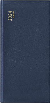 [1255066] Brepols agenda breprint lima 6 langues, bleu