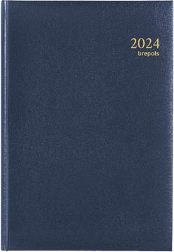 [1256066] Brepols agenda brefix lima 6 langues, bleu