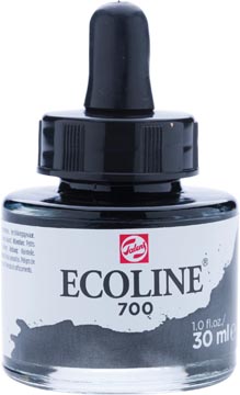 [1257001] Talens ecoline peinture à l'eau flacon de 30 ml, noir