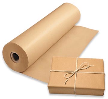 [12736] Papier d'emballage sur rouleau, 70 g/m², ft 280 m x 60 cm, kraft