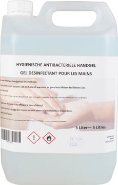 [1290405] Gel mains hygiénique antibactérien, recharge de 5 litres