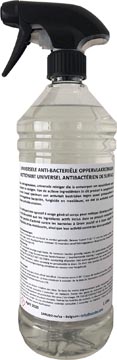 [129160S] Nettoyant universel antibactérien de surface, avec tête de pulvérisation, bouteille de 1 litre
