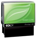 Colop cachet green line printer printer 40, 6 lignes max., pour les pays-bas, ft 23 x 59 mm