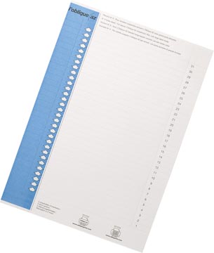 [130050] Elba onglets type 9, feuille de 31 étiquettes, bleu