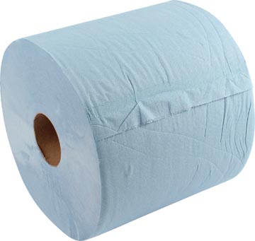 [130081] Tork industrial heavy duty papier de nettoyage rouleau, 3-plis, système w1/w2, bleu, paquet de 2 rouleaux
