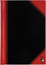 Bantex carnet de notes, ft a5, 192 pages, ligné, rouge et noir