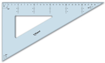 [147526] Maped équerre technic 32 cm, 60°