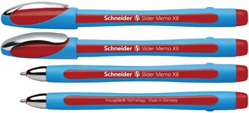 [150202] Schneider stylo bille slider memo xb rouge