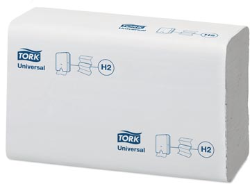 [150299] Tork xpress essuie-mains, multifold, 2 plis, système h2 universal, blanc