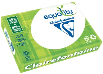 [1502C] Clairefontaine equality papier d'impression, a4, 80 g, paquet de 500 feuilles