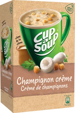 [150596] Cup-a-soup champignons crème avec croûtons, paquet de 21 sachets
