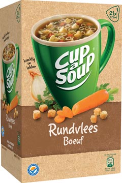 [150620] Cup-a-soup viande de boeuf, paquet de 21 sachets