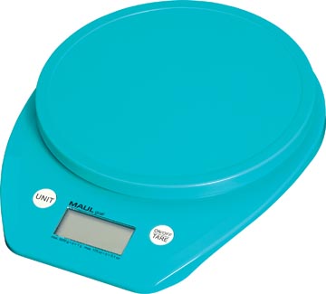 [1646034] Maul pèse-lettres à pile goal , 5kg, intervalle de poids 1gr, batterie incluse, bleu clair