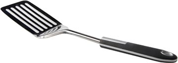 [169123] Cosy & trendy spatule à trous, en rvs, 33,5 cm, noir