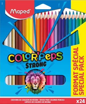 [183203] Maped crayon de couleur color'peps 20 crayons de couleur + 4 fluo
