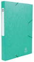 Exacompta boîte de classement cartobox dos de 2,5 cm, vert, épaisseur 5/10e