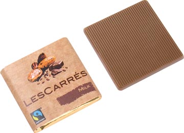 [18590] Cocachoc les carrés chocolat, fairtrade, lait, 4,5 g, boîte de 400 pièces
