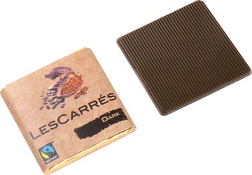 [18591] Cocachoc les carrés chocolat, fairtrade, noir, 4,5 g, boîte de 400 pièces