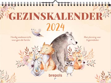 [1865994] Brepols calendrier semaine, néerlandais, 2024