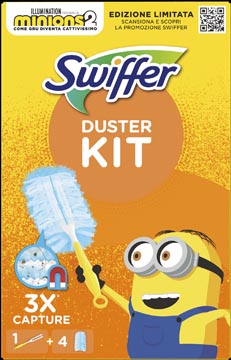 [1934907] Swiffer duster trap & lock kit + 4 dépoussiéreurs