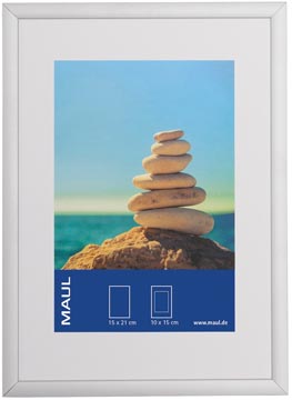 [1945005] Maul cadre-photo design cadre en aluminium, s'accrocher/se tenir,  15x18cm, argent