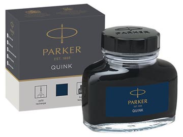 [1950378] Parker quink encrier permanent bleu-noir