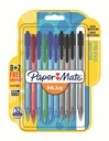 Paper mate stylo bille inkjoy 100 rt, blister 8 + 2 gratuit