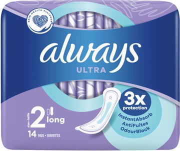 [1971483] Always ultra serviettes hygiéniques long, paquet de 14 pièces