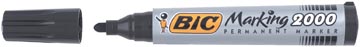 [2000Z] Bic marqueur permanent 2000-2300, pointe ogive, largeur de trait: 1,7 mm, noir
