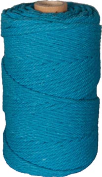 [200TUR] Corde coton macramé de 70 m, turquoise