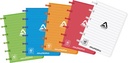 Adoc carnet de notes colorlines, ft a6, ligné, couleurs assorties