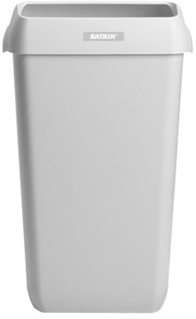 [2012013] Katrin poubelle avec support de suspension, 25 l, blanc