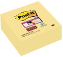 Post-it super sticky notes cube, 270 feuilles, ft 76 x 76 mm, jaune