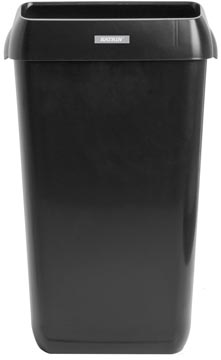 [2040641] Katrin poubelle avec support de suspension, 25 l, noir