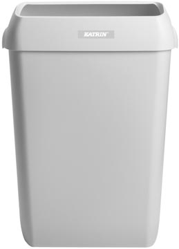 [2040642] Katrin poubelle avec support de suspension, 50 l, blanc