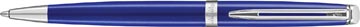 [2042968] Waterman stylo bille hémisphère bright blue avec détail en palladium