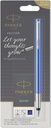 Parker stylo plume vector, blister avec recharge, en couleurs assorties
