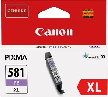 [2053C01] Canon cartouche d'encre cli-581pb xl, 505 photos, oem 2053c001, photo blue